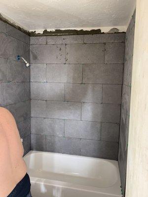 Bath remodel