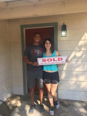 Happy Buyer Nicole W. And her main man Anson.