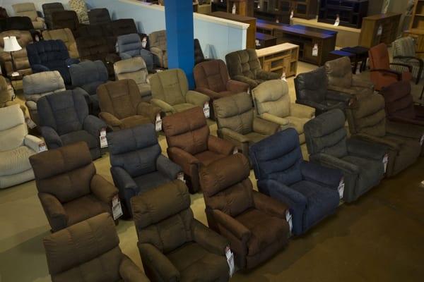 Wall to Wall La-Z-Boy recliners