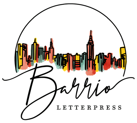 Barrio Letterpress Co. | New York City Skyline