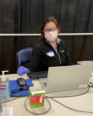 Volunteering at the Portland Expo getting folks vaccinated against Covid-19. We averaged 1300 shots in arms per day!