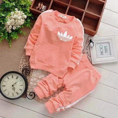 Pink Adidas sweater and sweat pants