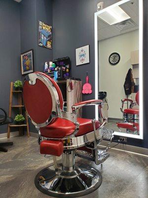 One-on-one attention in a private barber studio