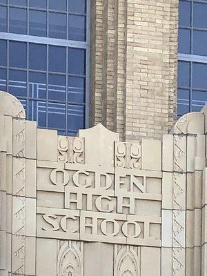 Art Deco. Ogden High School. Amazing