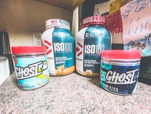 Protein, creatine, and BCAA/EAA stack I purchased.