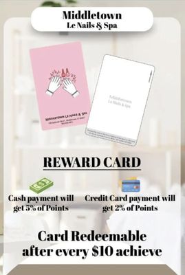 Reward card program