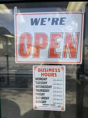 Business Hours