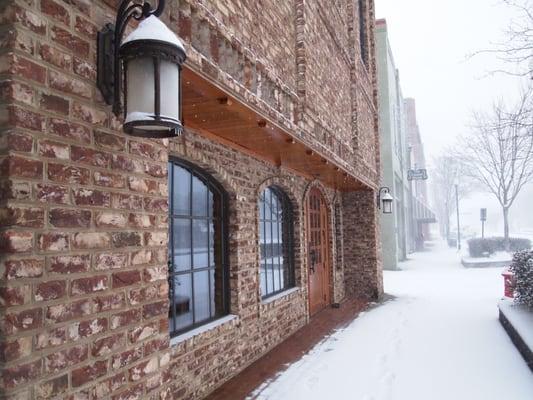 Office Front During Snow 2014