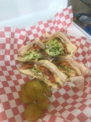 The club sandwich is on deck!!! Don't miss out on big taste and low price at JT REDD CONVENIENCE Sorry