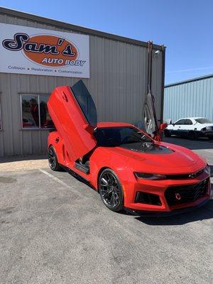 Lamborghini Door Hinges 2019 ZL1 Camaro