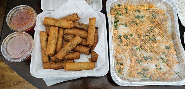 #1 premium egg rolls and banh beo tom