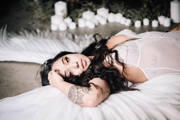 Angelic Boudoir Session