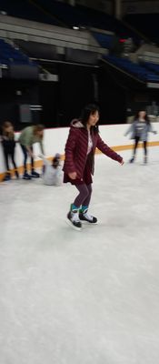 Ice skating