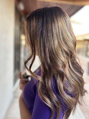 Balayage and root tap