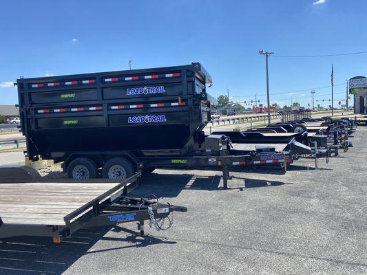 Trailers, Dump trailer, Roll-Off Dump containers, equipment trailers