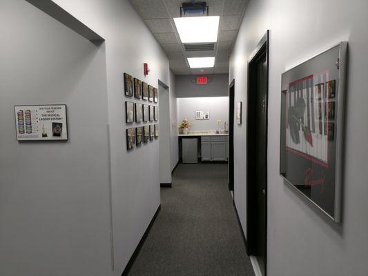 Studio main hallway