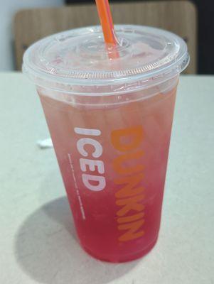 Strawberry Dragon Fruit Refresher Sweetened with Stevia