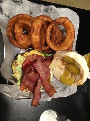 Bacon overload burger