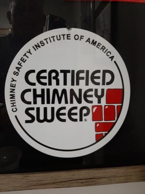 Certified chimney Sweep company.