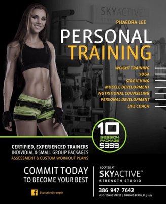 Check out our affordable personal training so you can reach your goals