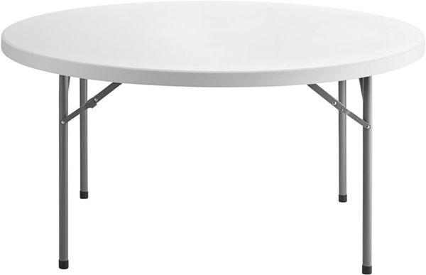 Round table (5ft-seats 8)