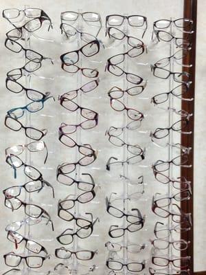 Woodward Vision Care has a huge selection of glasses!!   They also have a lot of sunglasses!!