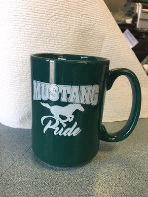 Promotional Items.... Coffee mugs, koozies, drink tokens....