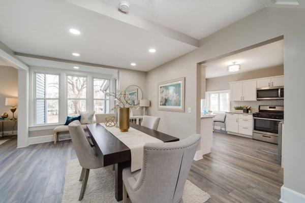 Dining room remodel.