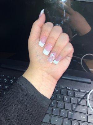 French Tip Acrylics