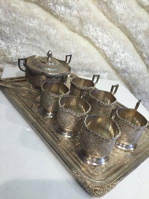 Persian Antique Silver Set