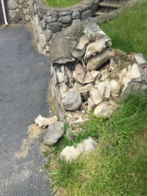 Before & After Masonry Repair in Warwick, NY