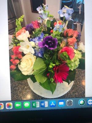 Flowers delivered