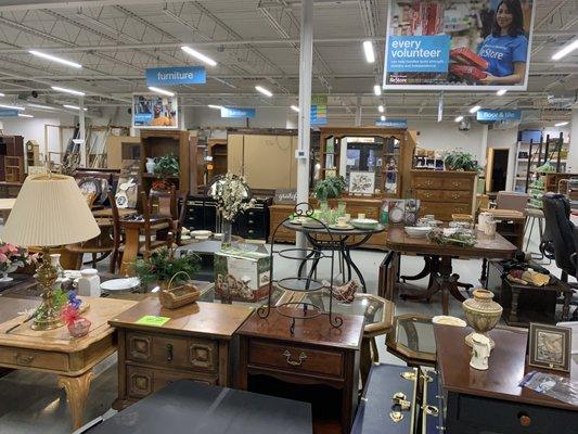 Furniture and home decor come and go daily! We get lots of gently used contemporary items as well as great vintage finds!