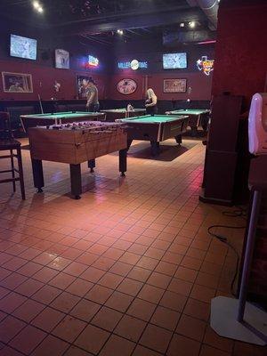 Pool tables