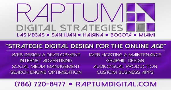 WEB DESIGN/DEVELOPMENT - SOCIAL MANAGEMENT - INTERNET ADVERTISING - S.E.O. - WEBSITE MAINTENANCE AND MORE...