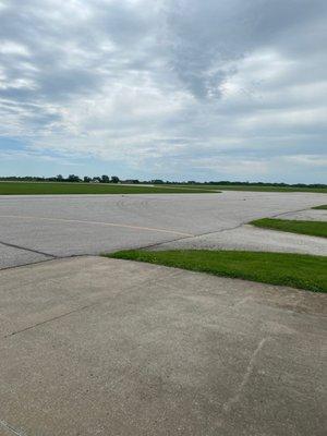 The Winterset airport we took off from