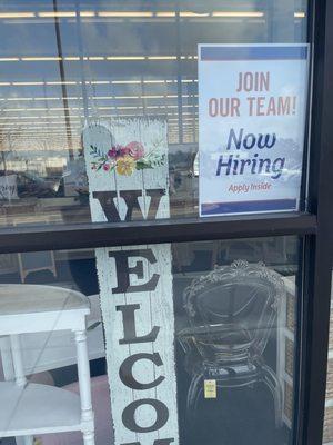 They are hiring