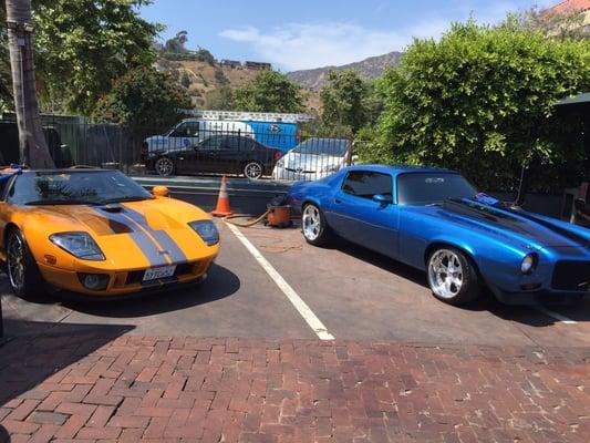 Ford gt and camaro ss