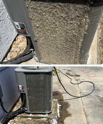 Condenser coil cleaning