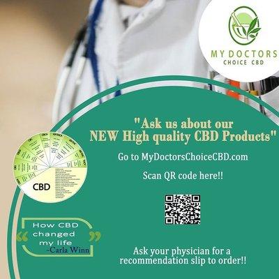 Mydoctorschoicecbd.com was formed by board certified doctors in response to an opioid drug epidemic.  The doctors began working directly wit