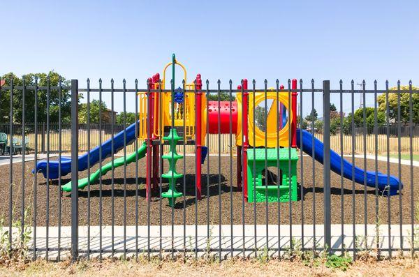 Safe and gated playground structure