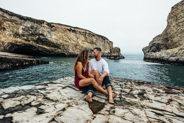 Couple at Sharkfin Cove