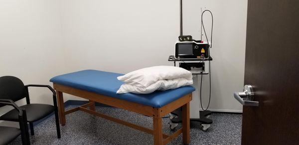 2020: Private treatment rooms with Class IV Laser Therapy.