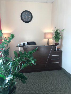 Reception desk