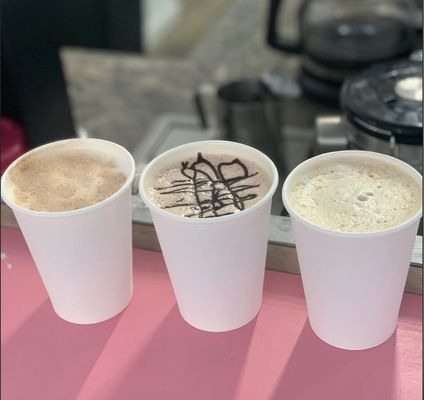 Hot Chocolate Series:
1.White Hot Chocolate
2.Salted Caramel Hot Chocolate 
3.Golden Hot Chocolate