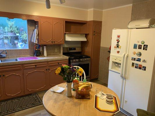 Another angle of the finished kitchen. Project completed, great work, on time and on budget.  DONE!