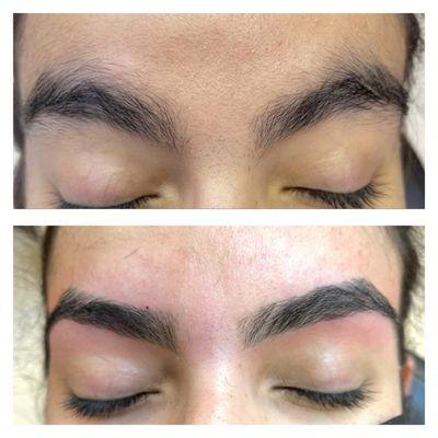 Results after waxing these beautiful eyebrows.