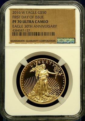 Proof 70 Gold American Eagle - Ultra Cameo