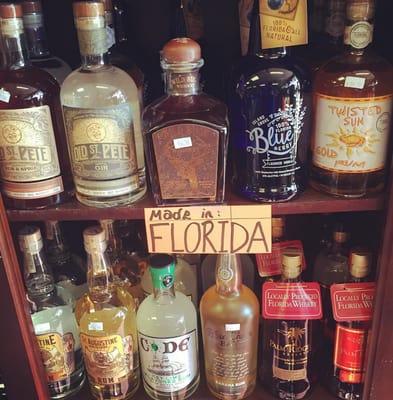 Local Gin, Rum, Vodka, Whiskey and more!