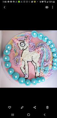 Unicorn Birthday Cake